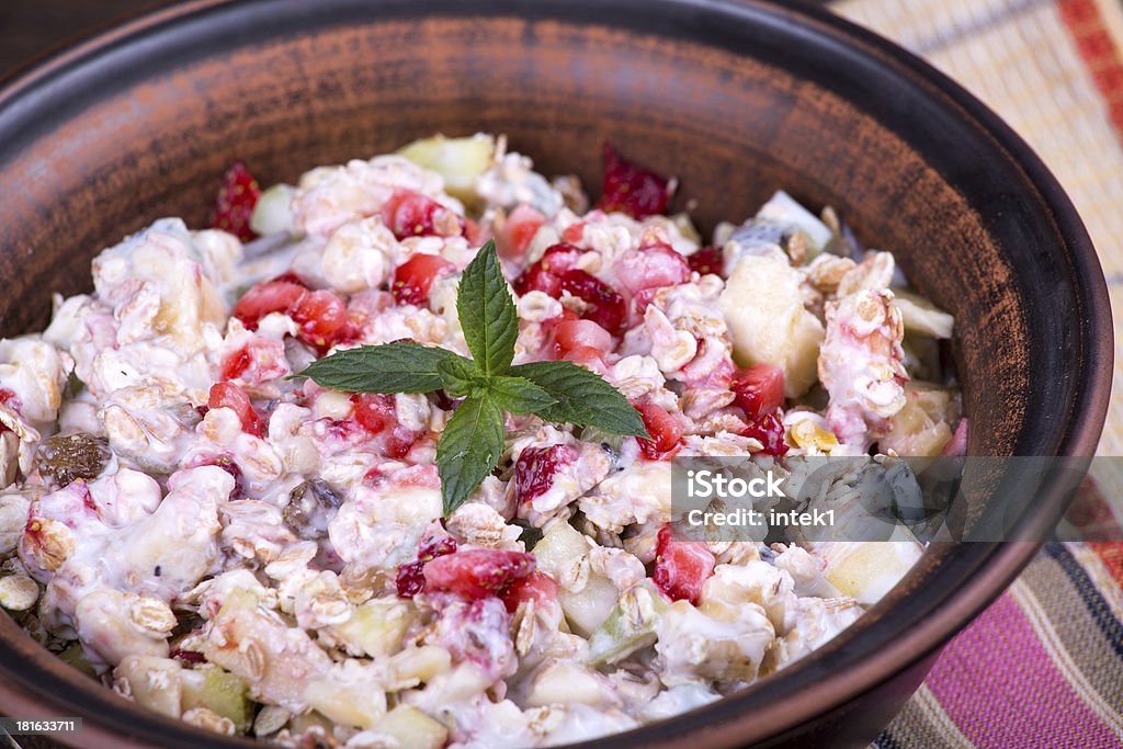 Muesli com frutas silvestres - Royalty-free Alimentação Saudável Foto de stock