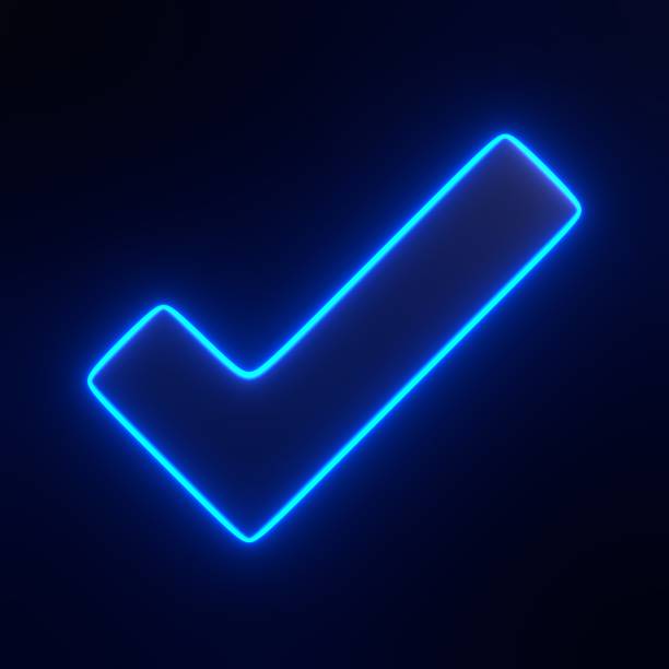 4,800+ Neon Check Symbol Stock Photos and Royalty-Free Pictures