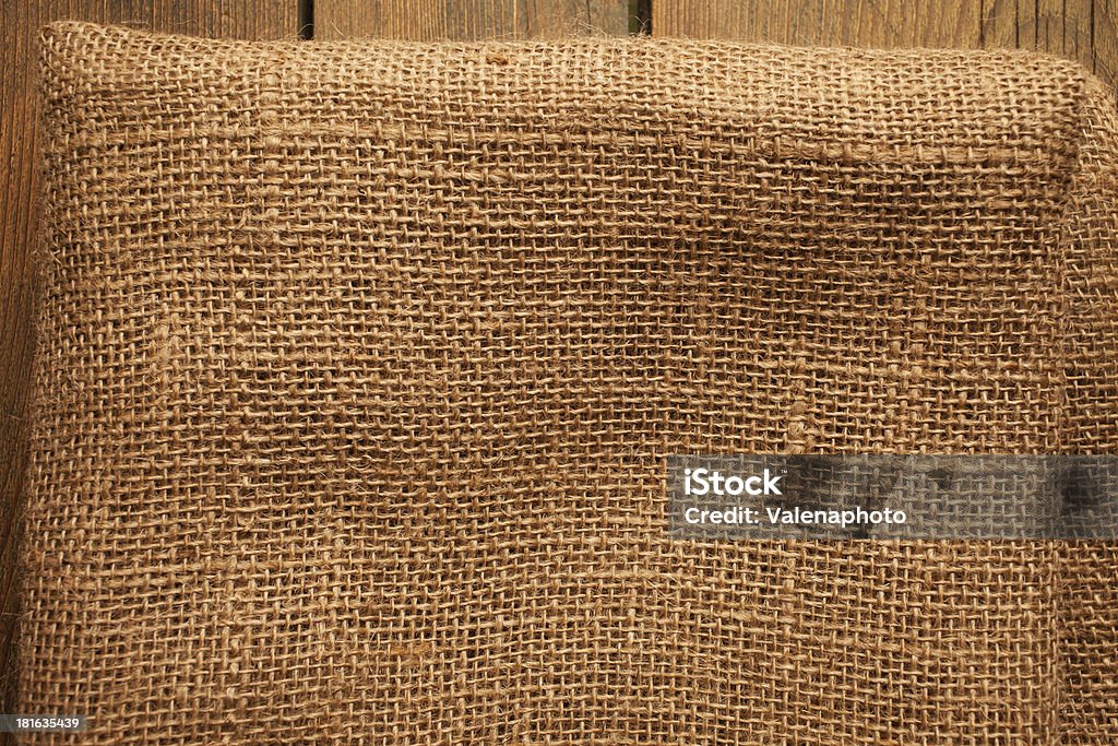 Textura de madeira e juta - Foto de stock de Aniagem de Cânhamo royalty-free