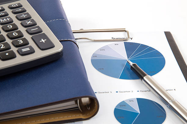 istock Financial graphs and charts accounting 181635692