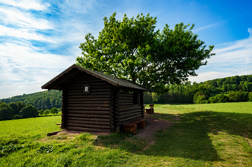 Quaint log cabin