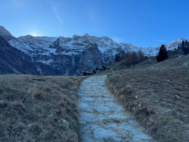 istock Mountain landscape of Val d'Otro 1816384437