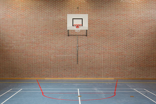 istock Interior of a gym at school 181638887