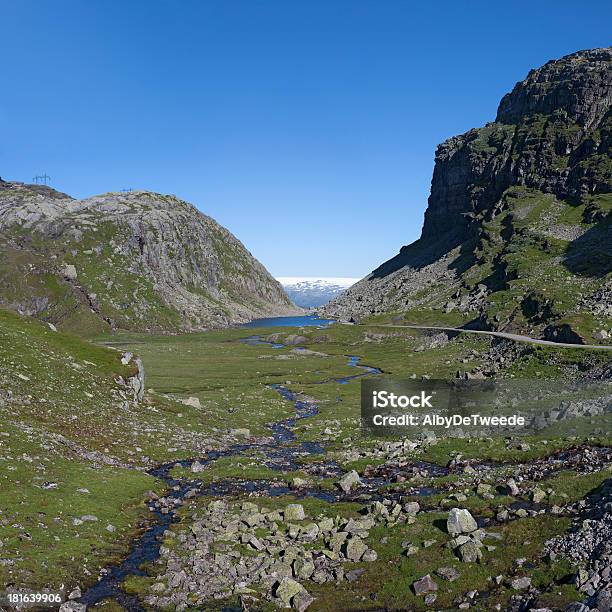 Glaciar Roldalsfjellet Con Folgefonna En El Fondo Roldal Foto de stock y más banco de imágenes de Agua