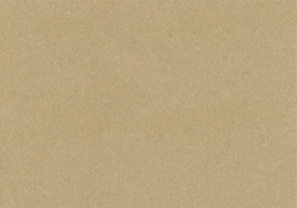 istock Paper texture  - beige envelope background - card template with high realistic details - messy uneven imperfect natural structure of recycled paper surface - illustration in vector 1816411116