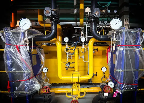 Photo of Pressure gauges and valves