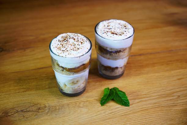 istock Perfect Banoffee in a Glass on the table 1816451372