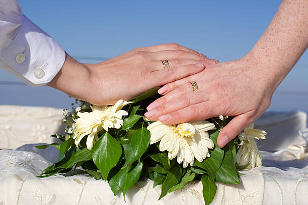 Wedding Accessories and Supplies against the blue sky