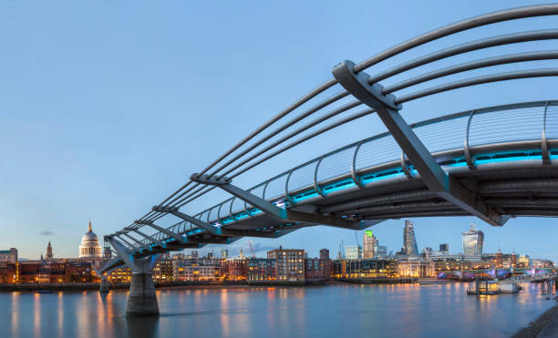 istock Millennium Bridge London. 181650554