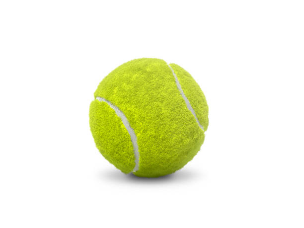 istock Single tennis ball isolated on white background 1816506204