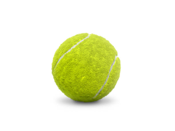 istock Single tennis ball isolated on white background 1816506205