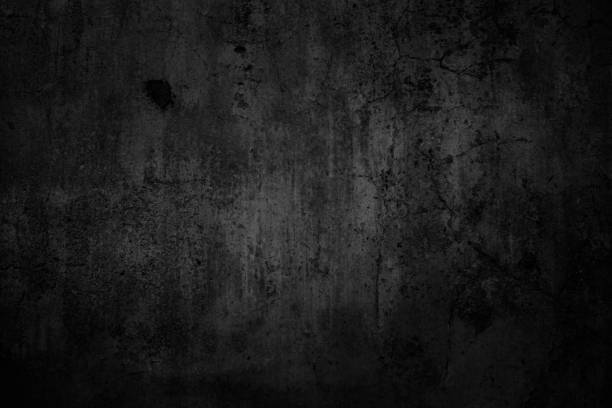 istock Black dark concrete wall background. Pattern board cement texture grunge dirty scratched for show anthracite promote product urban floor and abstract paper design element decor. Blackboard blank. 1816524549