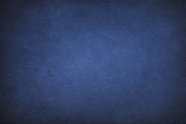 istock Texture of blue polished concrete background. Dark plaster wallpaper with rough cement texture. Empty grunge wall concept or floor backdrop. Abstract surface mockup. Top view, close up, copy space 1816530232