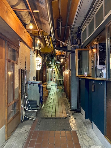 Japan - Osaka - Dotonbori and Namba district.
One of the many street restaurants found in the Dotonbori district. Here it is a narrow alley with small restaurants

08.09.2023