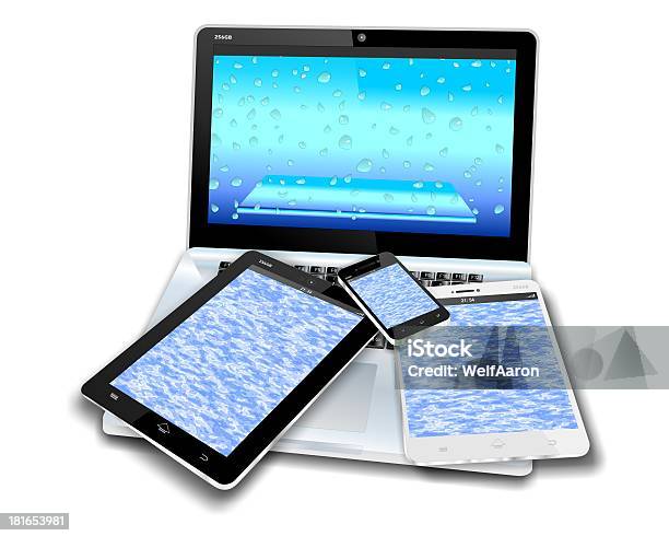 Dispositivi Mobili - Fotografie stock e altre immagini di Computer portatile - Computer portatile, PC Ultramobile, Responsive Web Design
