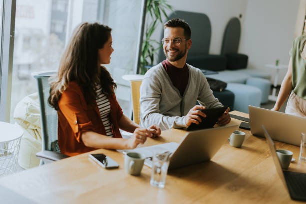 istock Young startup team working in the modern office 1816559811