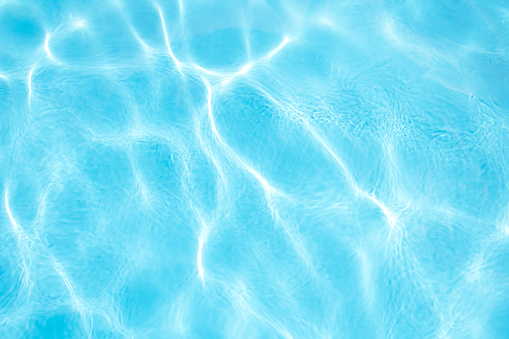 Close up water surface from swimming pool.