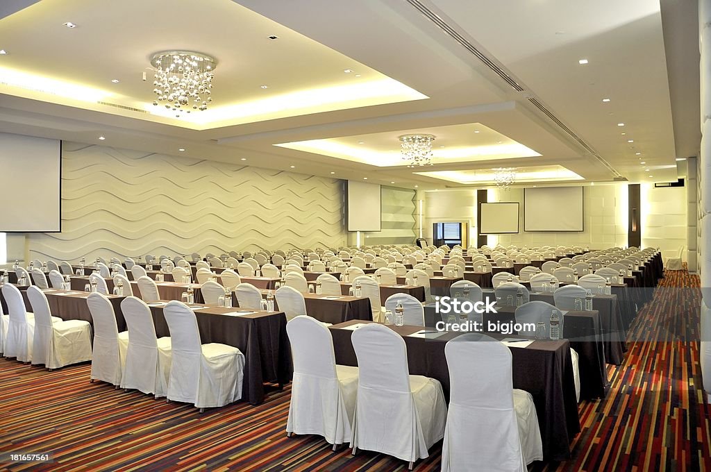 Conference room Large conference room in hote Audience Stock Photo