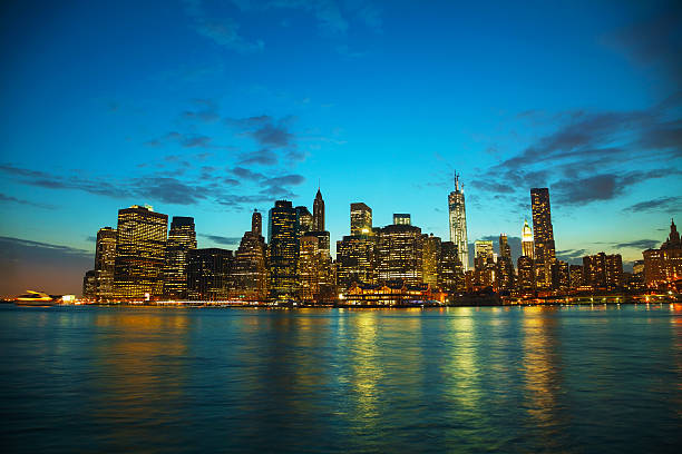 istock New York City cityscape at sunset 181661847
