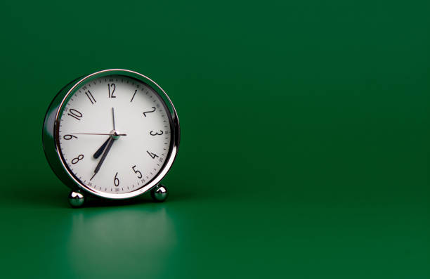 istock Alarm clock, standing still time, rules of time and how time works, studio photography 1816624840