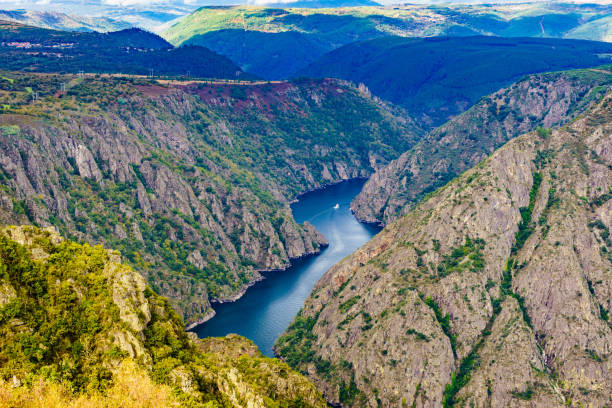 istock River Sil Canyon, Galicia Spain. Mountain view. 1816650411