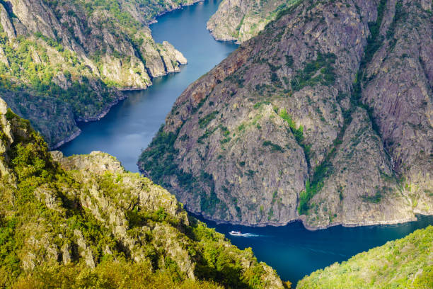 istock River Sil Canyon, Galicia Spain. Mountain view. 1816654277