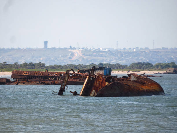 istock Shipwreck Beach In Panguila In Angola 1816687166