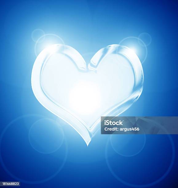 Azul Corazón Foto de stock y más banco de imágenes de Aleación - Aleación, Amor - Sentimiento, Aniversario