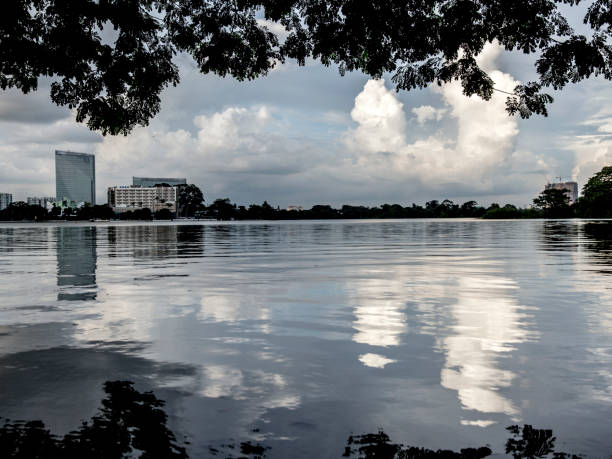 istock The Hlaing River and the Reflection (View from The University of Yangon), Yangon, Myanmar 1816696843