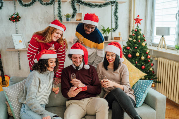 istock Young friends looking at smartphone 1816703289