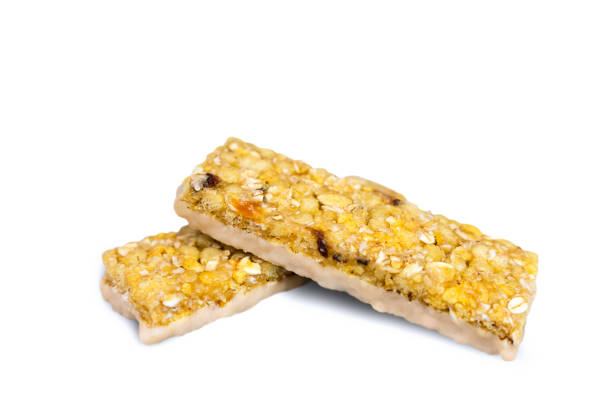 istock Energy protein bars isolated on white background. Close-up. 1816718401
