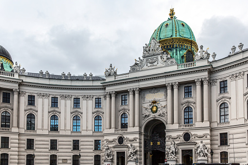 Vienna, Austria - January 3, 2015: Hofburg Palace, a Regal Testament to Centuries of Habsburg Rule and Austrian History