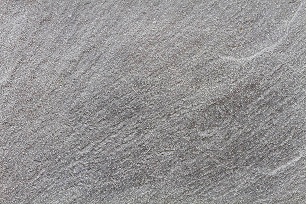 istock Stone plate in black and white with grain 181674093