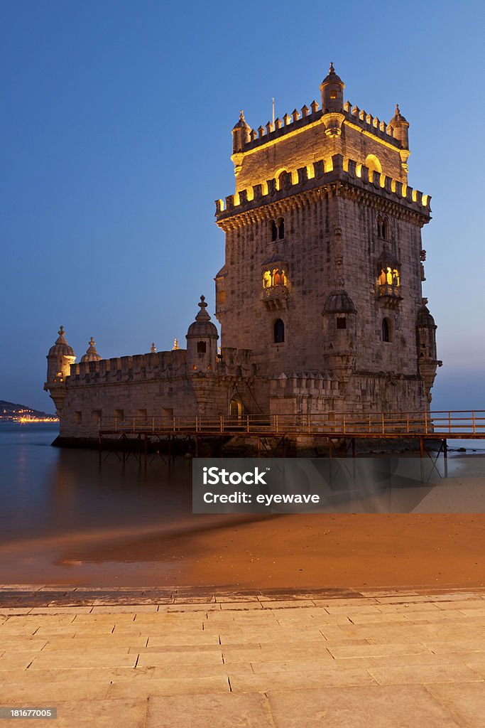 Torre de Belém, em Lisboa, Portugal - Royalty-free Antigo Foto de stock