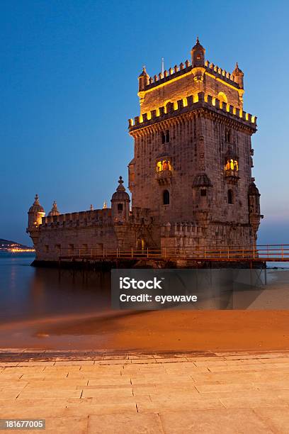 Torre De Belém Em Lisboa Portugal - Fotografias de stock e mais imagens de Antigo - Antigo, Antiguidade, Ao Ar Livre