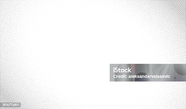 Stippled Pattern Frame Stippled Halftone Vignette Frame Background Stock Illustration ...