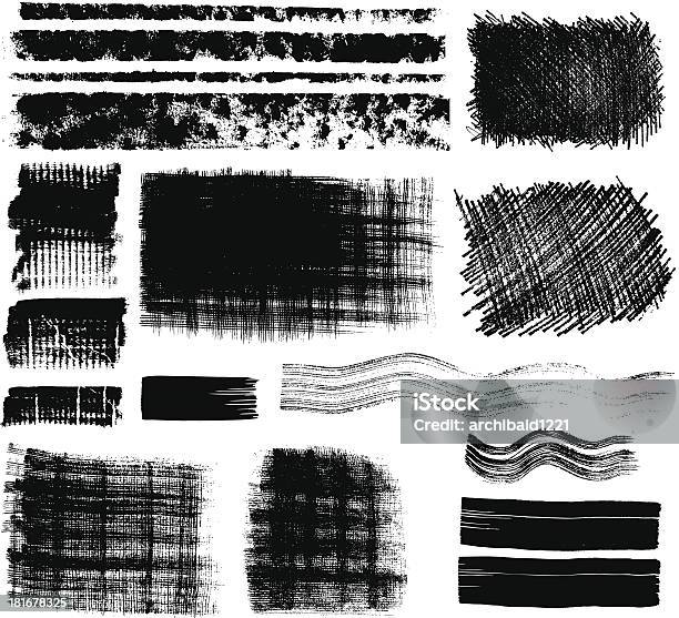 Éléments De Design Grunge Vecteurs libres de droits et plus d'images vectorielles de Abstrait - Abstrait, Bordure, Collection