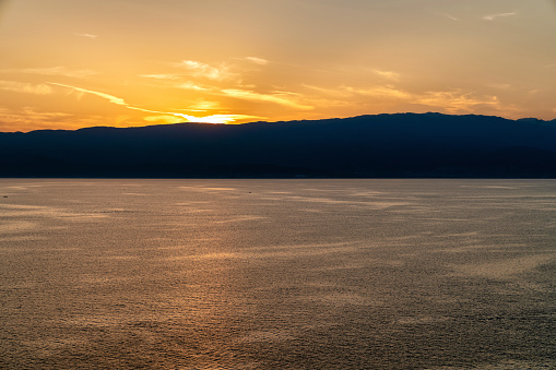 Sunset over Lake Ohrid, Macedonia