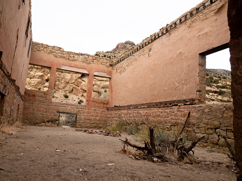 The ruins of Babylon with their lion motifs and large gates and entrances reside in Southern Iraq close to the Euphrates river. Tourists can reserve English speaking tour guides at this historic site which has been part restored by Saddam.