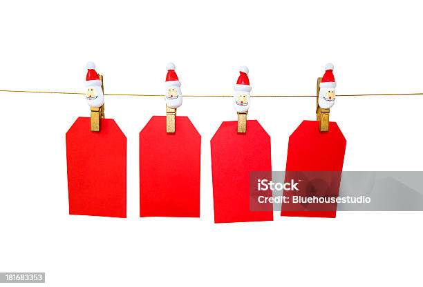 Christmas Labels Stock Photo - Download Image Now - Blank, Christmas, Christmas Decoration