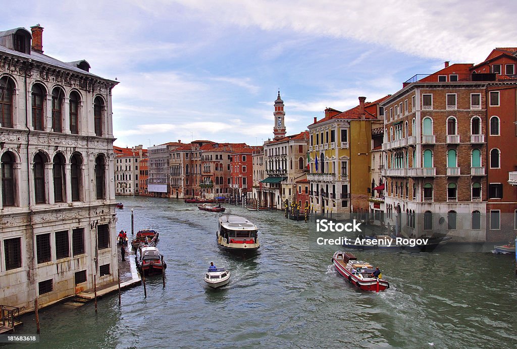 Veneza e o Grande Canal - Foto de stock de Arco - Característica arquitetônica royalty-free
