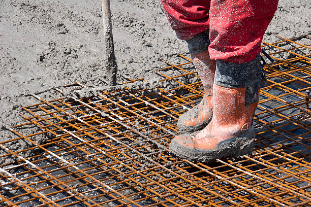 istock Concreting road on the bridge 181684094