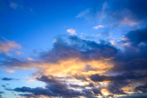 istock Colorful clouds during sunset during an autumn afternoon 1816846733