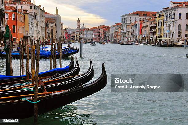 Grand Canal And Gondolas Stock Photo - Download Image Now - Architecture, Beauty, Canal