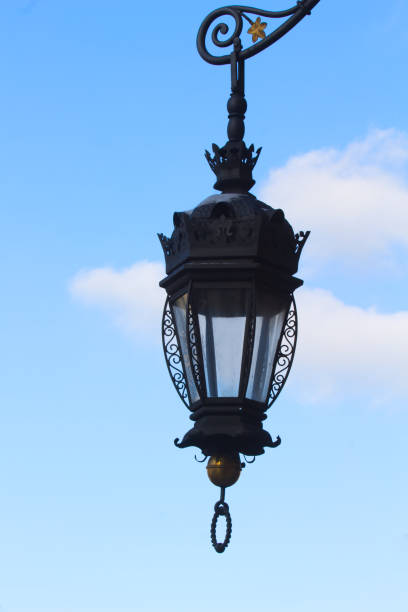 istock Old city lantern on Krakow main square. 1816873322