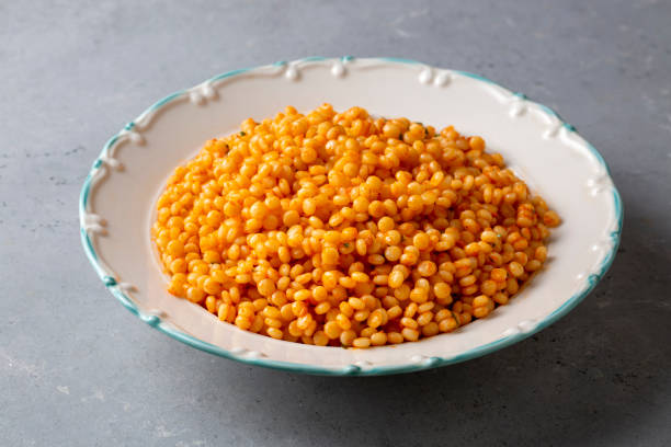 istock Couscous pilaf with tomatoes. Turkish name; domatesli kuskus pilavi 1816877790
