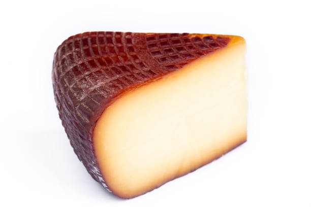 Smoked cheddar cheese. rustic cheese. Sliced smoked cheese. gourmet cheese. local name isli cerkez peyniri
