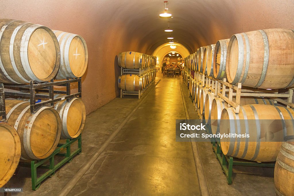 Caverna de vinhos no Napa - Foto de stock de Paso Robles royalty-free