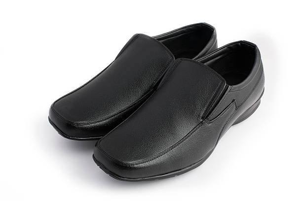 istock Men's Elegant Black Leather Shoes for men. 181689742