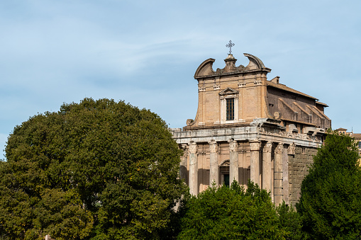 Church in the Roman Forum in Rome